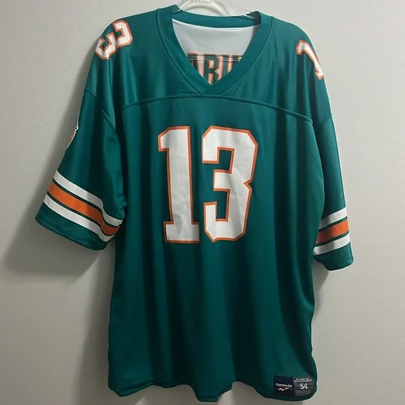 Vintage Reebok Size 54 Dan Marino Reversible Dolphins Jersey - Picture 10 of 16